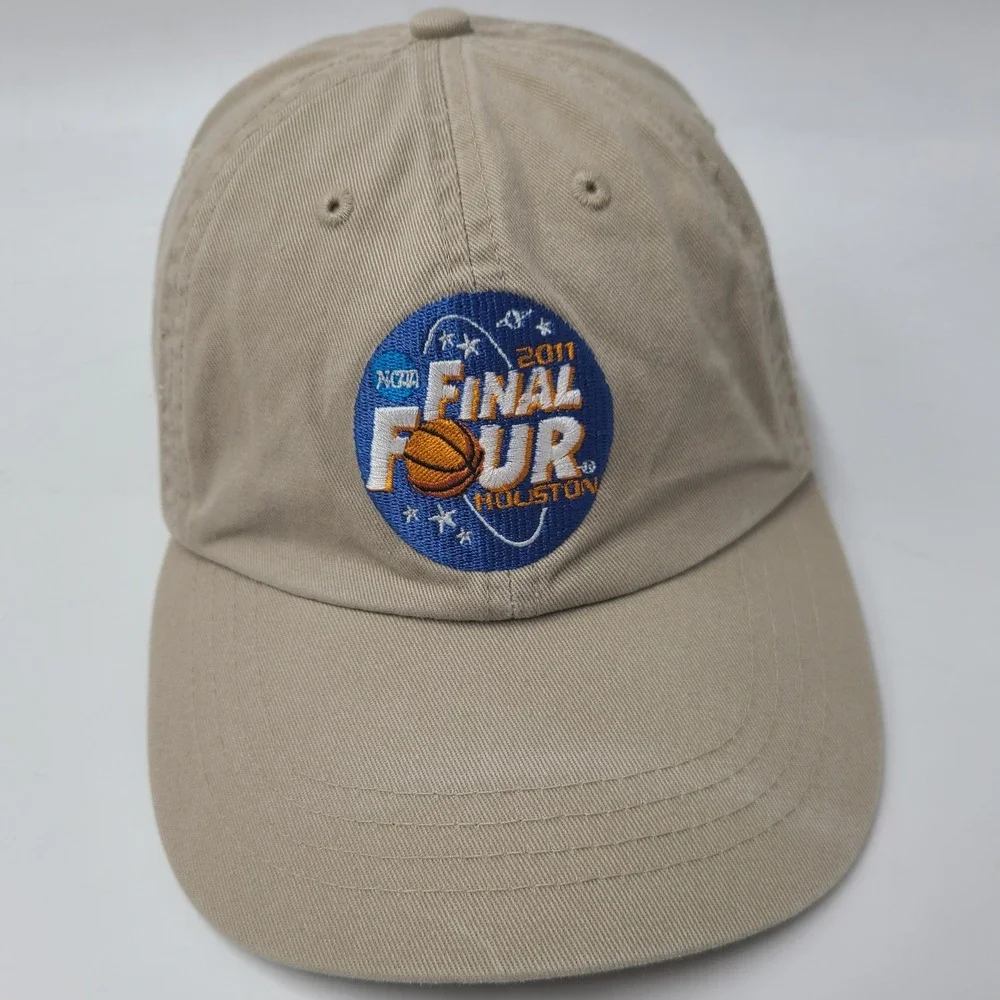 Final‎ Four Hat Strapback Beige Blue NCAA 2011 Houston Basketball Tournament Men
